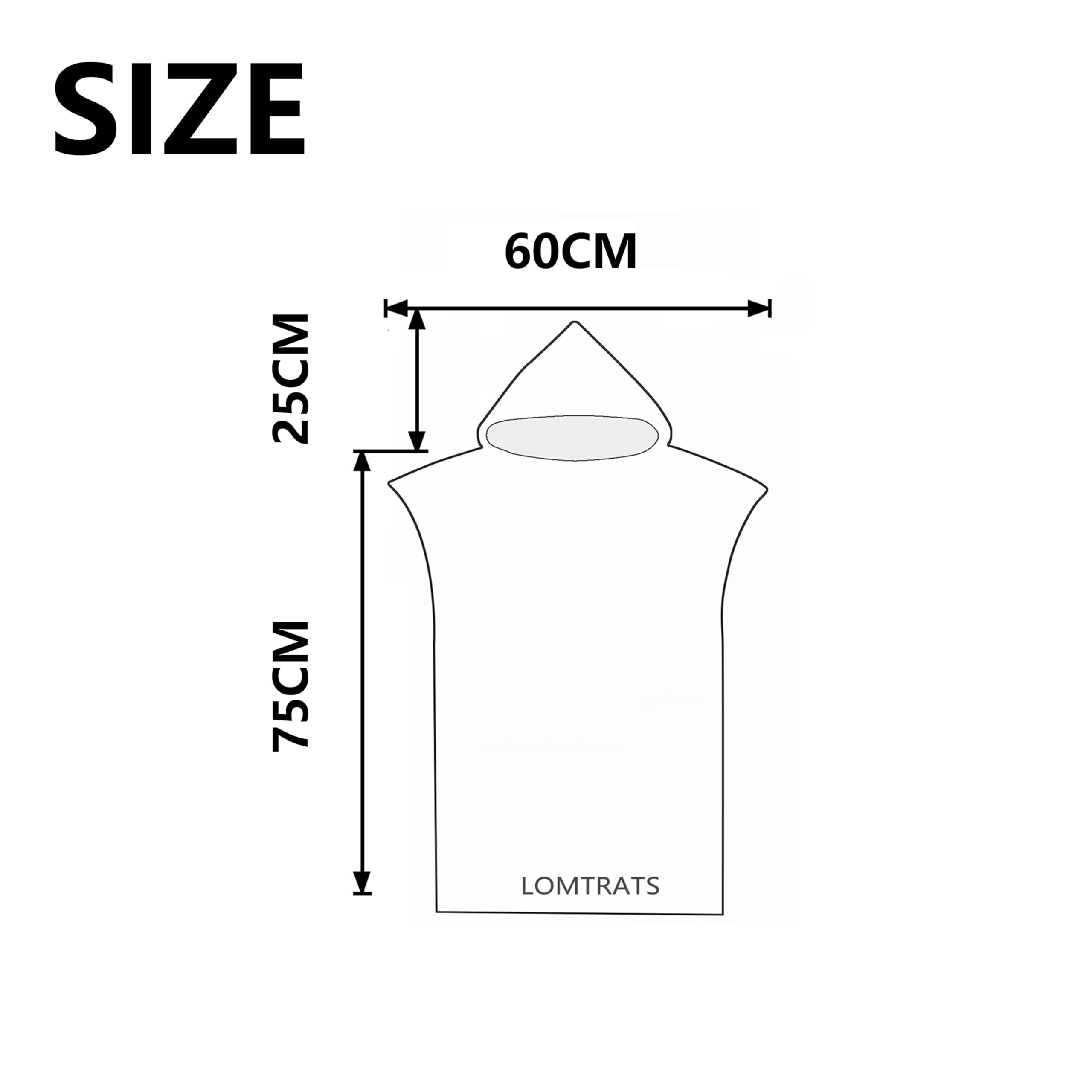 Kinderbademantel, Stoff,schnelltrocknend,Surf-Cape,Wickeltuch,Kapuzenpullover mit Taschen zum Schwimmen,Strand,Surfen,Tauchen,Baden zu Hause