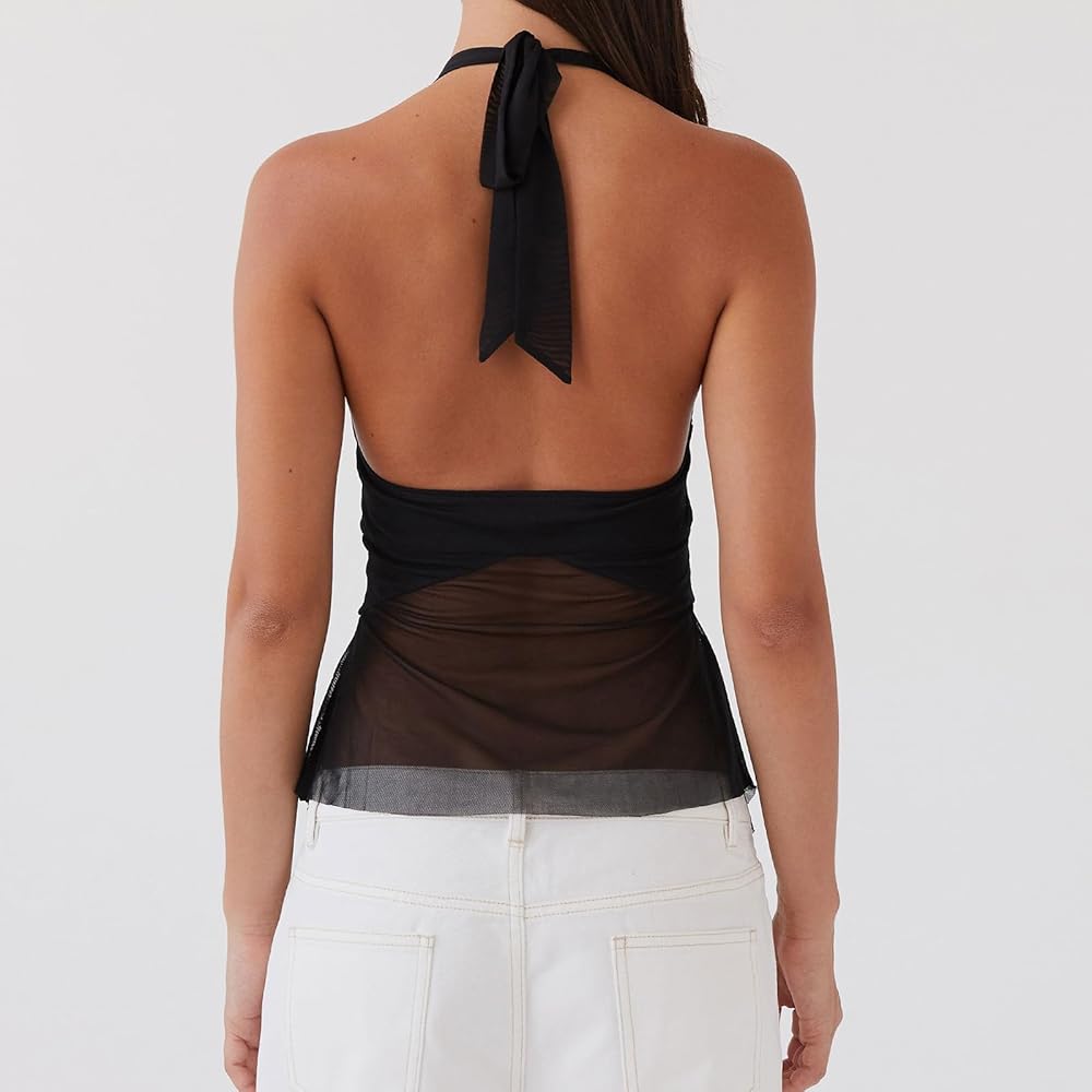 ★FLAREUP★VANISH HALTERNECK TOP FL-124 FLAREUP】Vanish Halterneck Top | OUR BRAND,FLAREUP