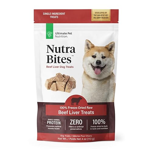 ULTIMATE PET NUTRITION Nutra Bites Freeze Dried Raw Single Ingredient
