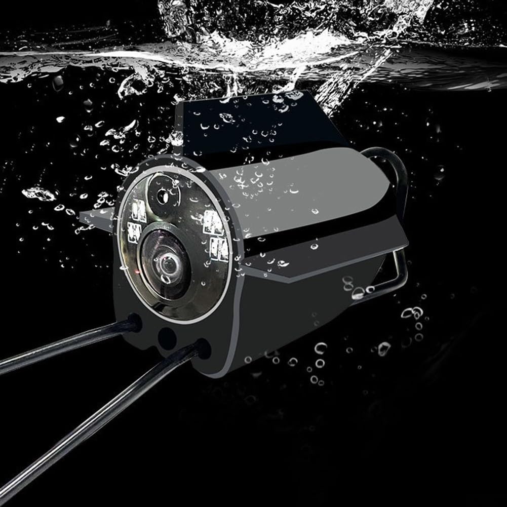 Cámara de pesca subacuática HD de 4.3 pulgadas, lente gran angular de 220°, visión nocturna, ABS portátil para pesca en hielo, pescadores con poca luz, 25 x 15 x 10 cm (30 m)