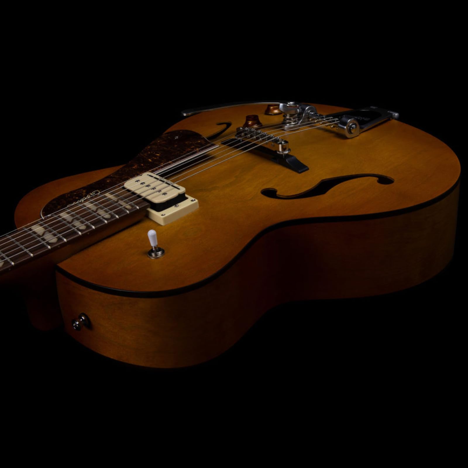 Amazon | Godin (ゴダン) 5th Avenue Jumbo P-Rail フルアコギター