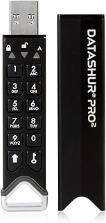 iStorage datAshur PRO2 - Secure Encrypted Flash Drive (512GB), Black (IS-FL-DP2-256-512)