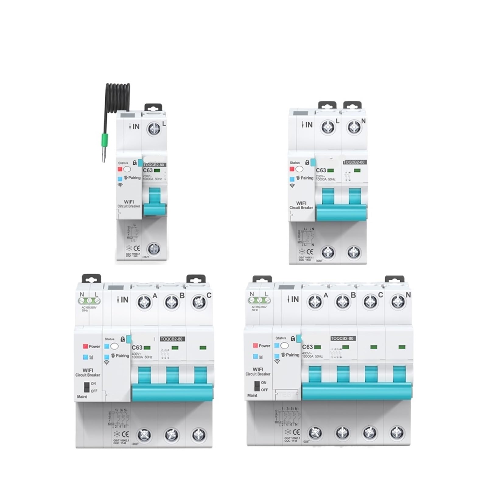 Interrupteur WiFi coïncidence 2P-23 pour sécuriser votre installation contre les surcharges
