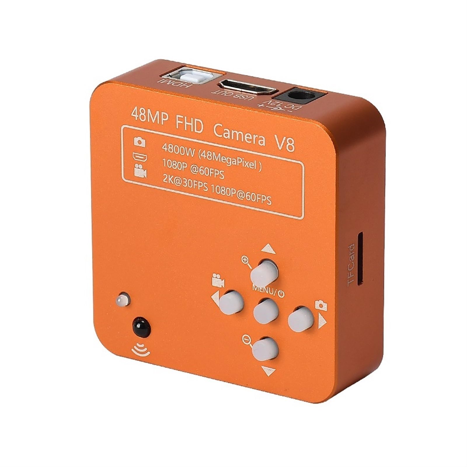 Kamera Mikroskopowa 2K 48MP FHD 60FPS 4800W 300X HDMI USB Wideo Elektroniczna Cyfrowa Przemysłowa Do Lutowania Naprawa Telefonu Precyzyjny Najwyraźniejszy(Camera Only)