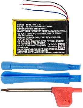 800mAh P453048D 01 Battery Replacement Compatible with JBL Clip 2 Plus, Clip 2+ Waterproof Portable Bluetooth Speaker with Installation Tools