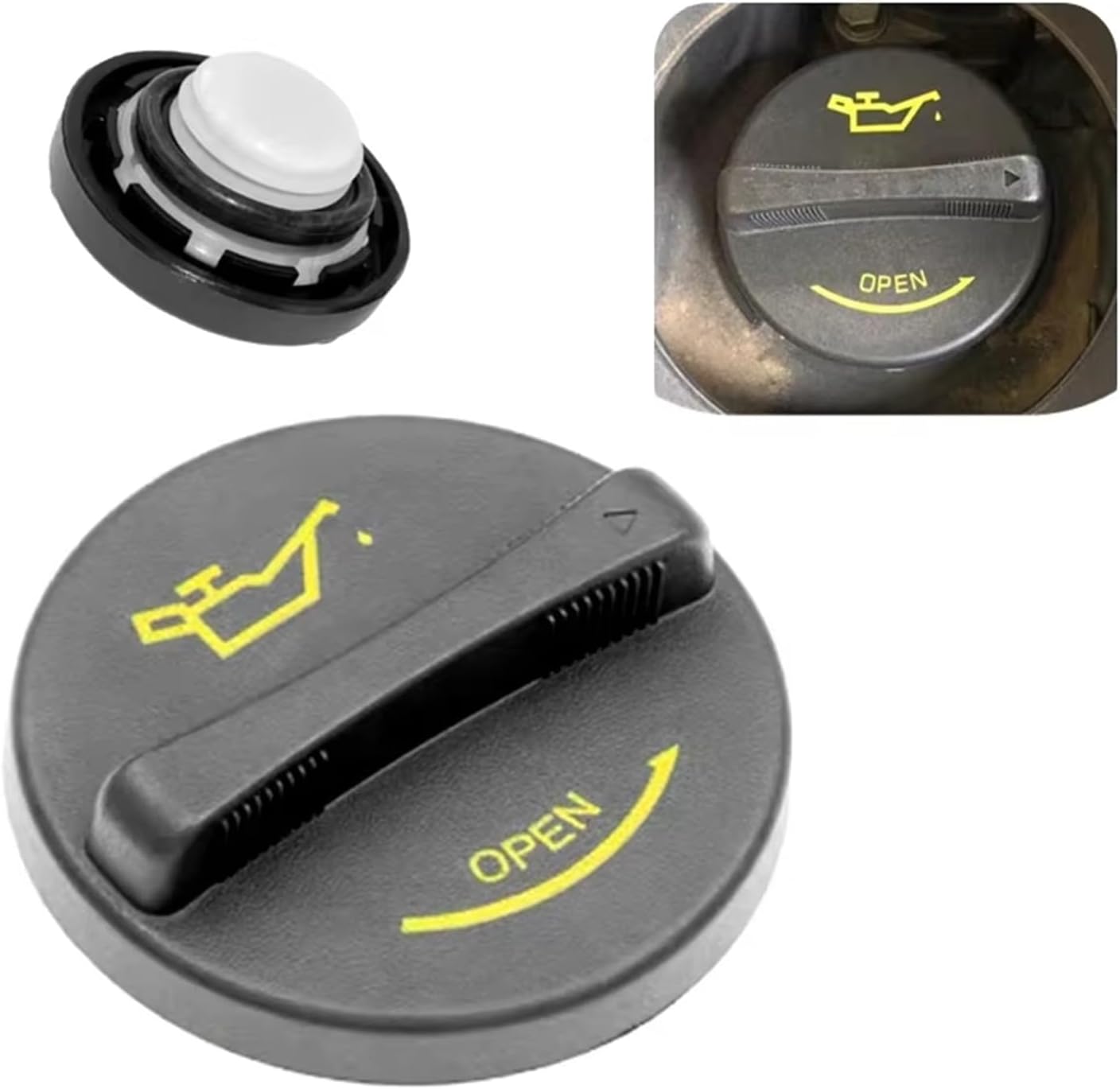 Engine Oil Cap For Kia For Spectra 1.8L 2.0L 2002 2003 2004 2005 2006 2007 2008 Car Engine Oil Filler Cap 26510-26620 2651026620