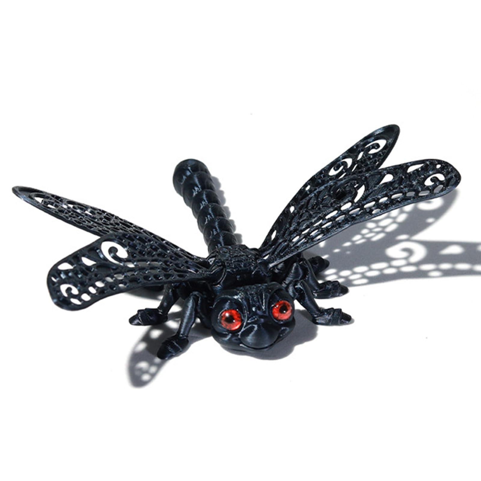 Articulated Dragonfly Toy, 3D Printed Flexible Lifelike Ornament