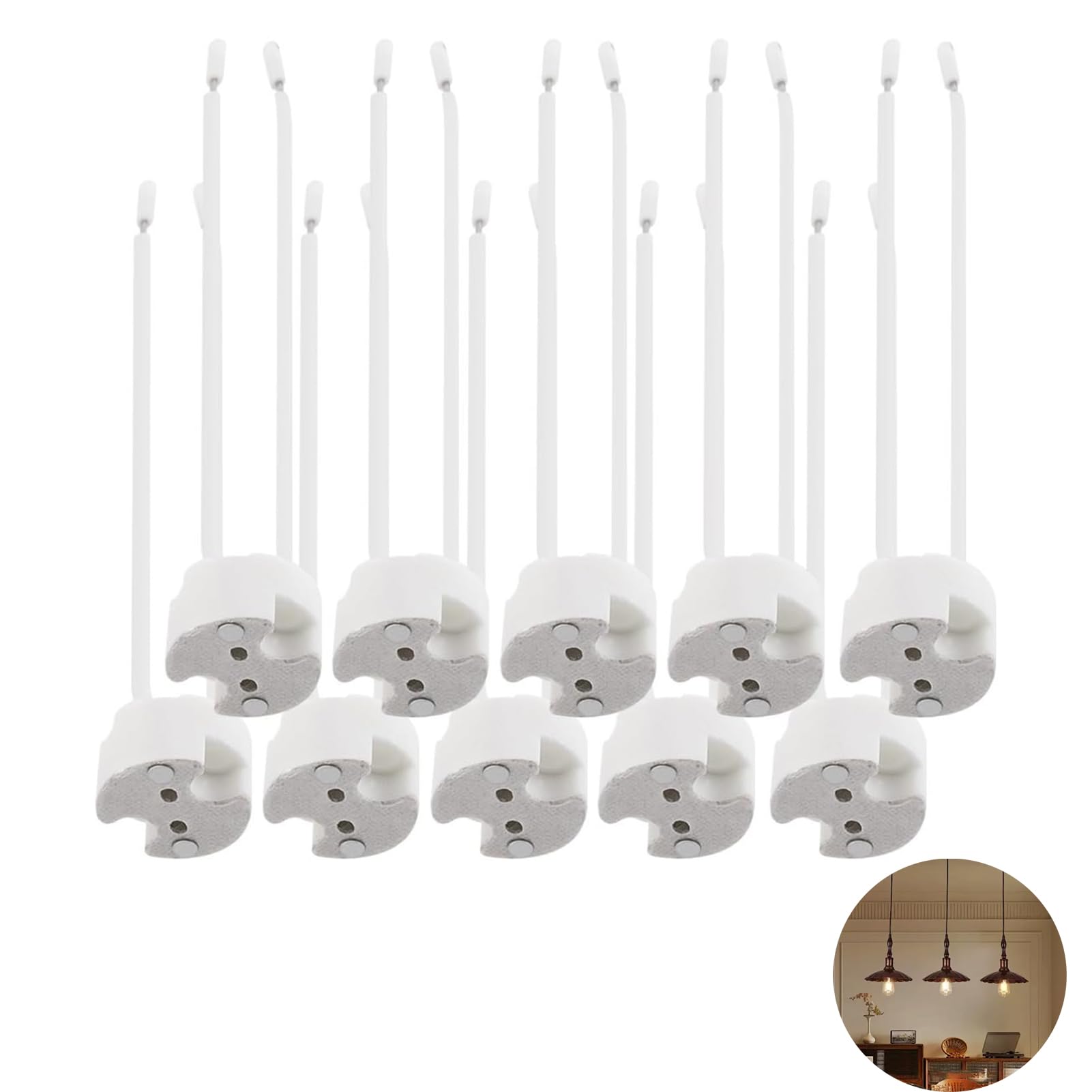 10PCS MR16 GU5.3 Lamp Holder