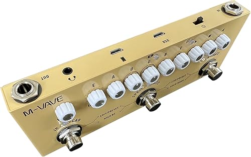 Miniatura 7 de Pedal de reverberación de efecto único para guitarra eléctrica, True Bypass DIG REVERB 9 tipos de reverberación (sin fuente de alimentación)