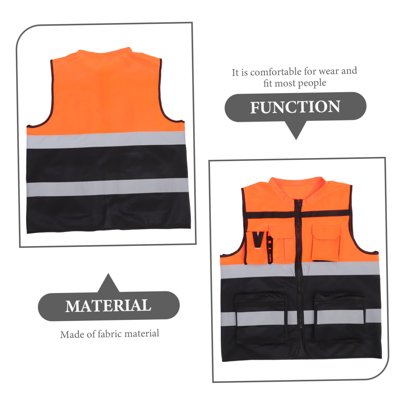 Chaleco Reflector Chaleco Reflectante De Alta Visibilidad Chaleco Amarillo Chalecos De Seguridad De Alta Visibilidad Ropa Alta Visibilidad Hombre Ciclo Azul Tela De Nailon