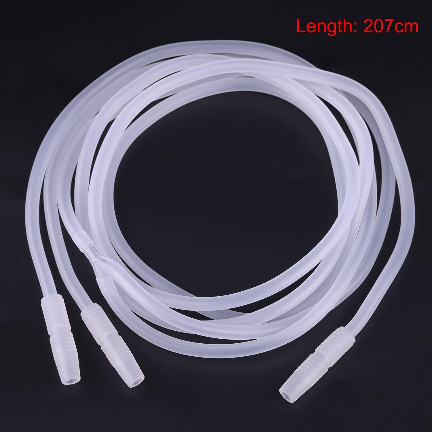 Vacuum Therapy Machine Accessories, Yofuly Premium Silicone Y-Type Hose Tubing | Clear Silicone Vacuum Tube (Small）