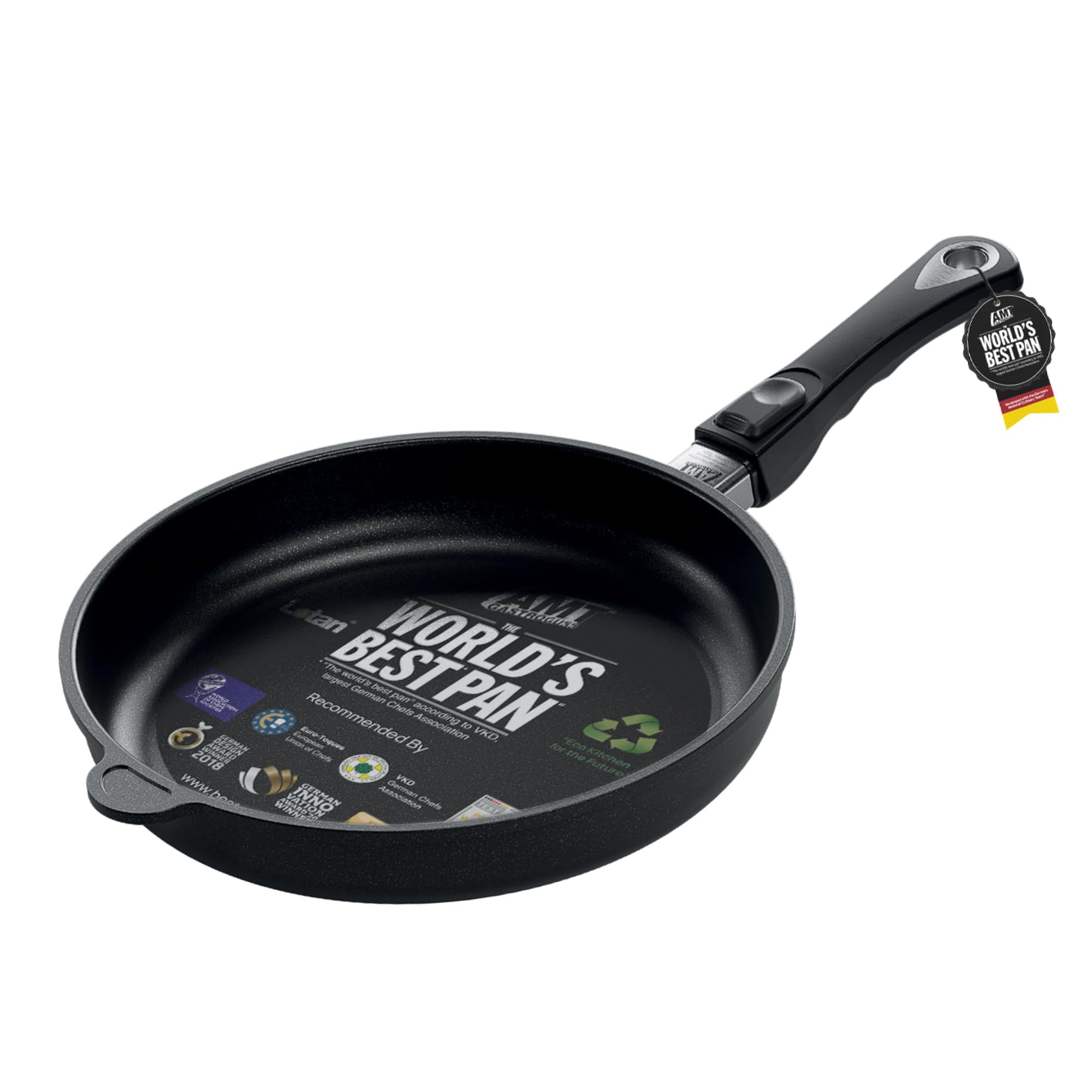 AMT Gastroguss The World S Frying pan Induction Diameter 28 cm Height 5 cm cast Aluminium Aluminium Lotan