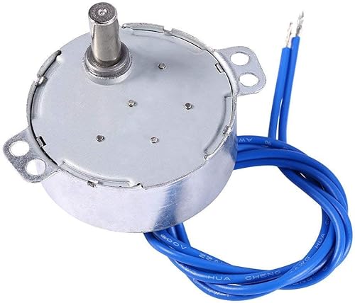 Miniatura 7 de Motor de sincronización síncrono de 2 piezas, 50/60 Hz, CA, 100 ~ 127 V, 4 W, 5 a 6 RPM/MIN CCW/CW, hecho a mano, proyecto escolar, modelo o motor