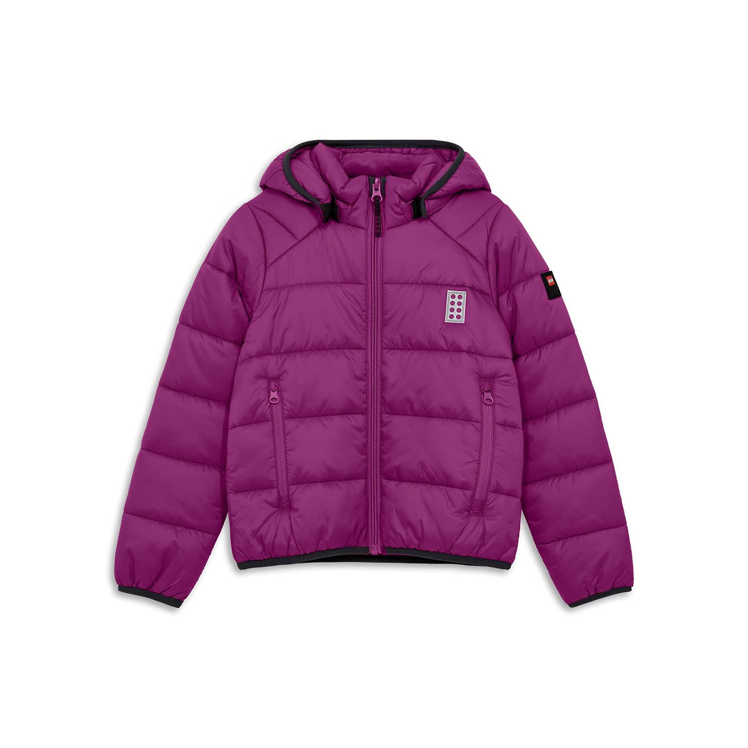 Kabooki LEGO® LWJAD 202 Leichte Steppjacke für Mädchen – Wasserabweisend & warm gefüttert – Abnehmbare Kapuze – Reflektierende Details