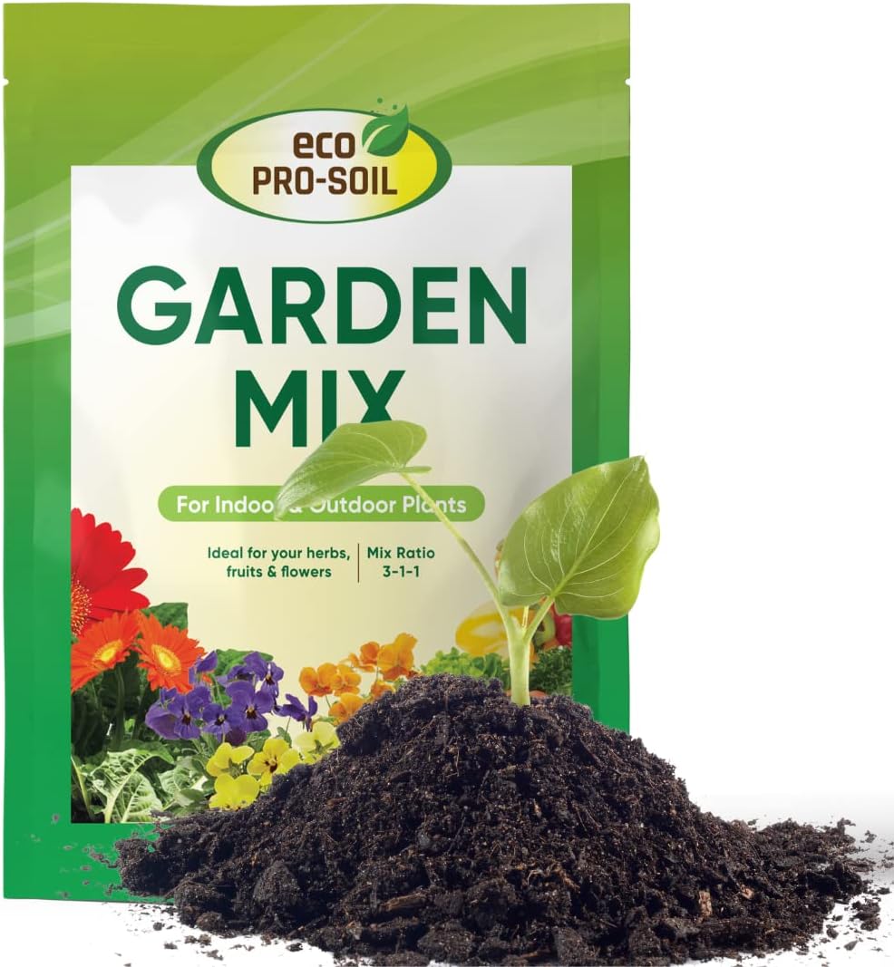 ECO PROSOIL Garden Mix Premium Garden Soil, Potting Mix, Ideal for