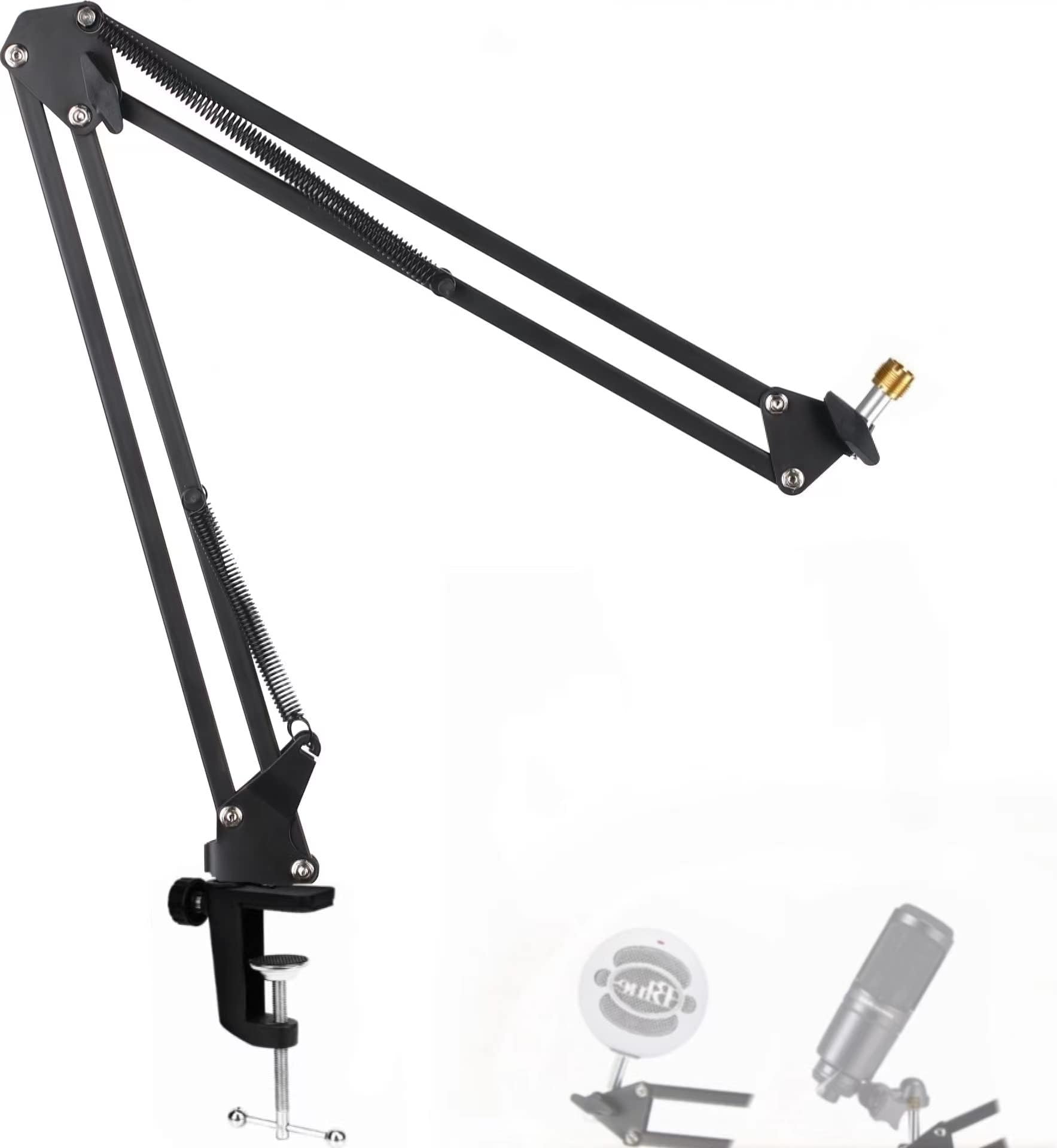 Snowball Mic Boom Arm Heavy Duty Mic Boom Arm Desk Mount