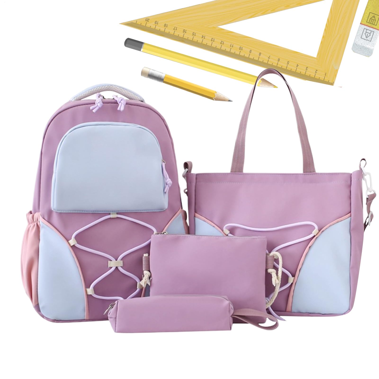 Mochilas escolares de gran capacidad para proteger libros de texto 8