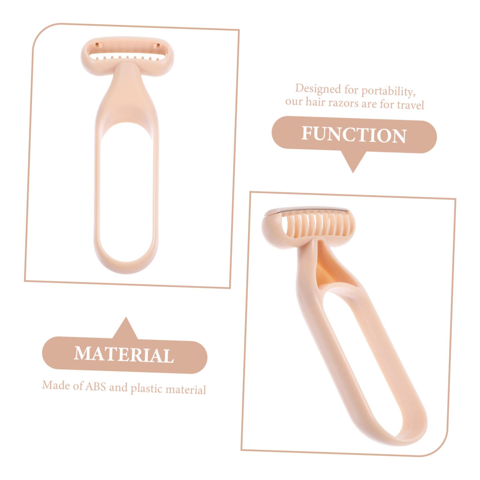 5 Piezas Recortadora Manual de Corporal para Mujer Afeitadora de Piernas y Axilas Herramienta de Depilación y Duradera para Uso Diario para Cuidado Personal Casa y Salón
