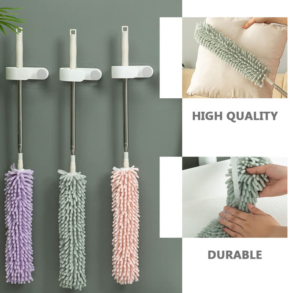 Plumero Extensible, plumeros Largos for Ventilador de Techo, persianas Alto, Muebles, Coches, cepillos Verdes 2, 5 m