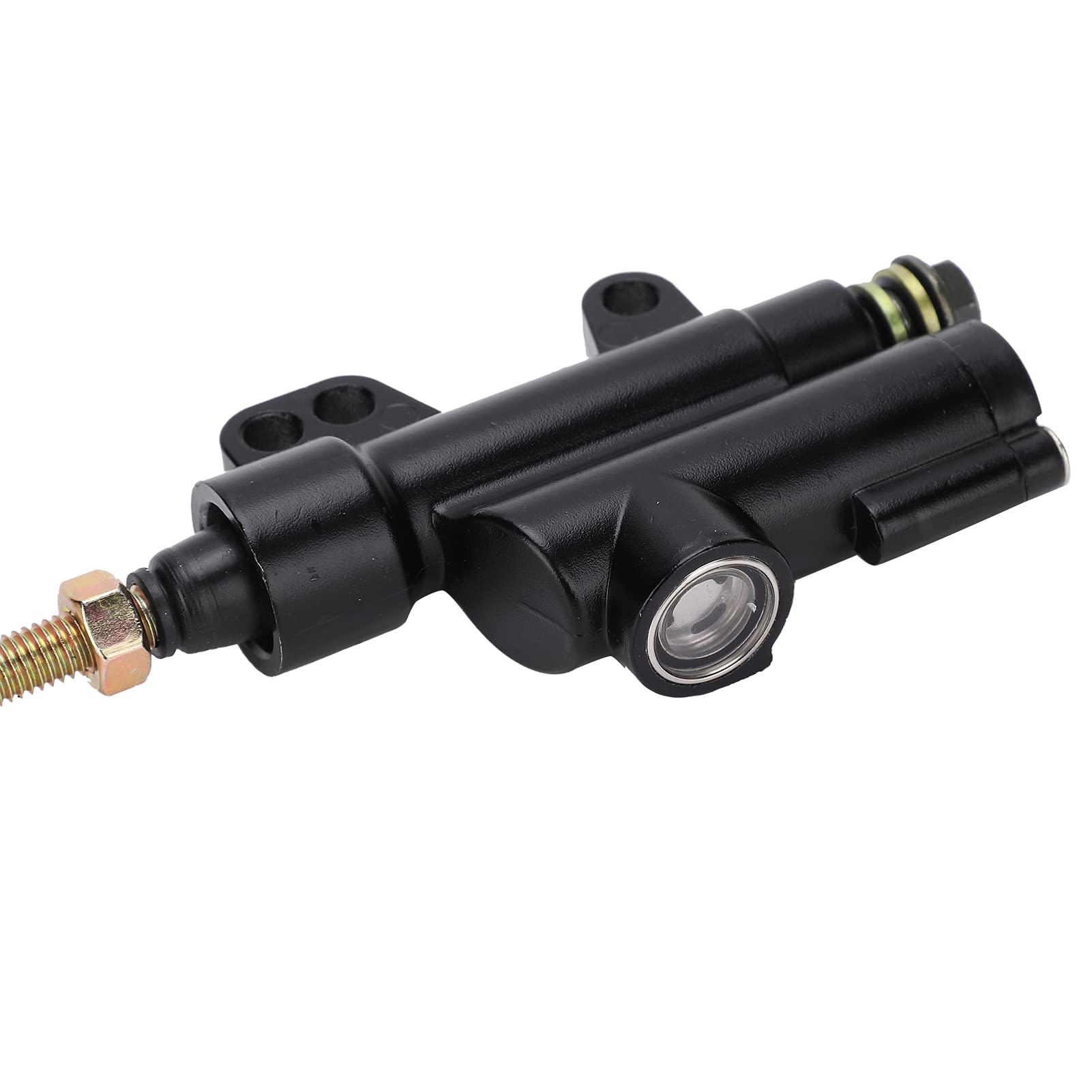 Cylindre de Frein Arrière pour Moto ATV Dirt Bike, Maître-cylindre de Frein Arrière renforcé Pompe de Maître-cylindre Hydraulique de Frein à Pied Arrière de Moto avec Conception