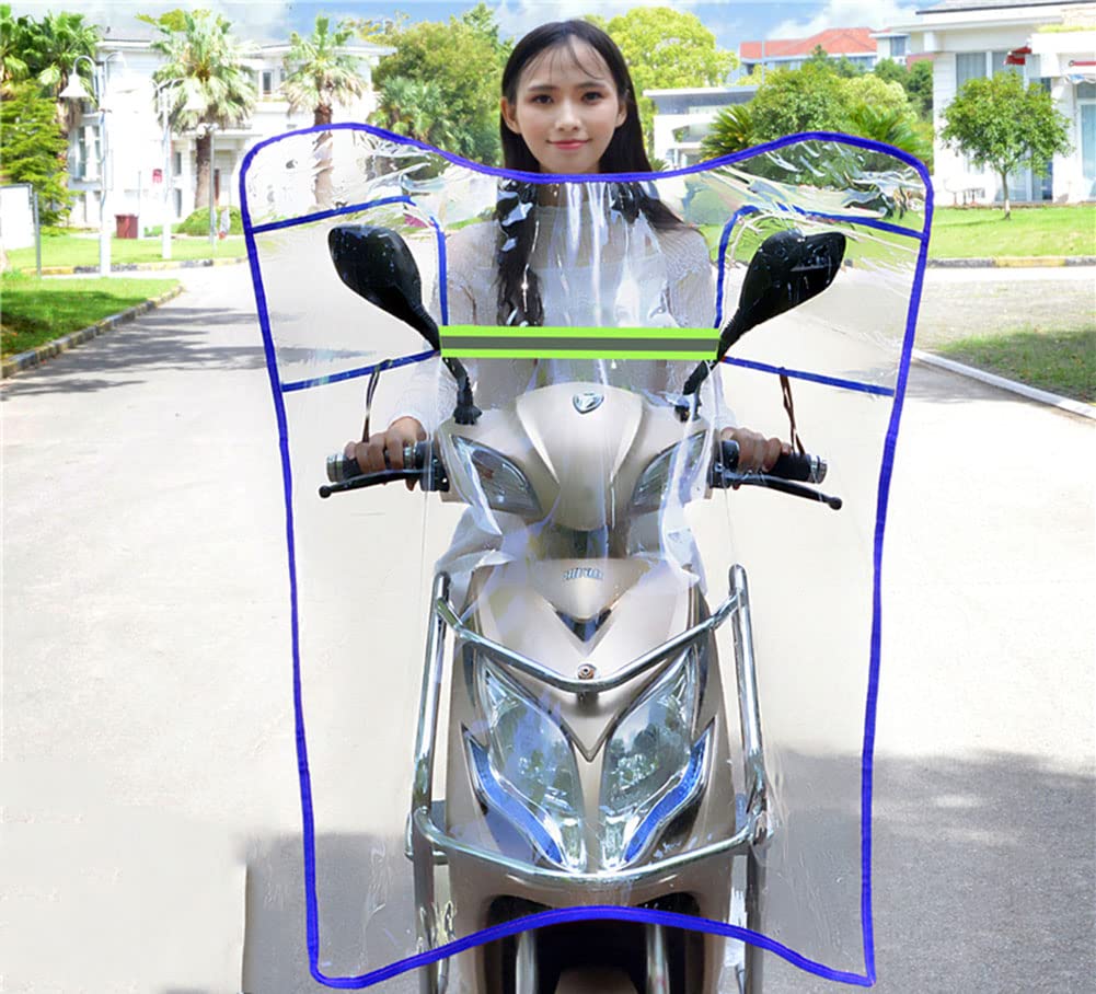 Pare-soleil pour moto électrique et scooter avec déflecteur épais