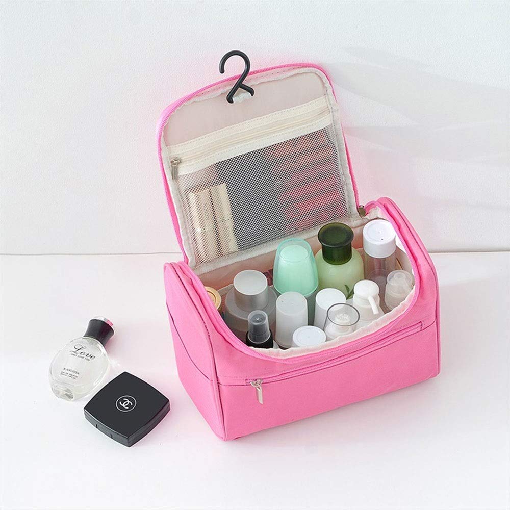 DieffematicHZB Maletin Maquillaje Hombres Colgando la Bolsa de cosméticos Caja de Maquillaje de Negocios Mujeres Viajes Maquillaje Cremallera Organizador de Almacenamiento Batería de baño Kit de baño