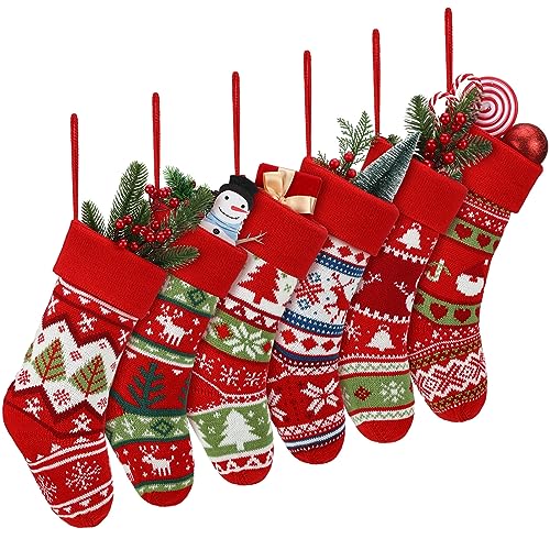 Chaussettes de Noël tricotées Liitrsh haut de gamme aux motifs de flocon - 2