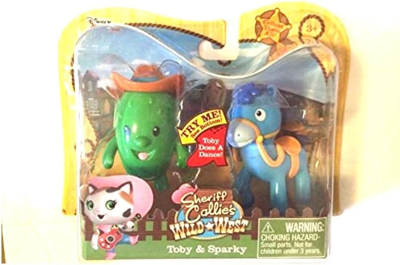 Sheriff Callie Disney Junior Wild West Toby & Sparky Collectible Figures 2.5"