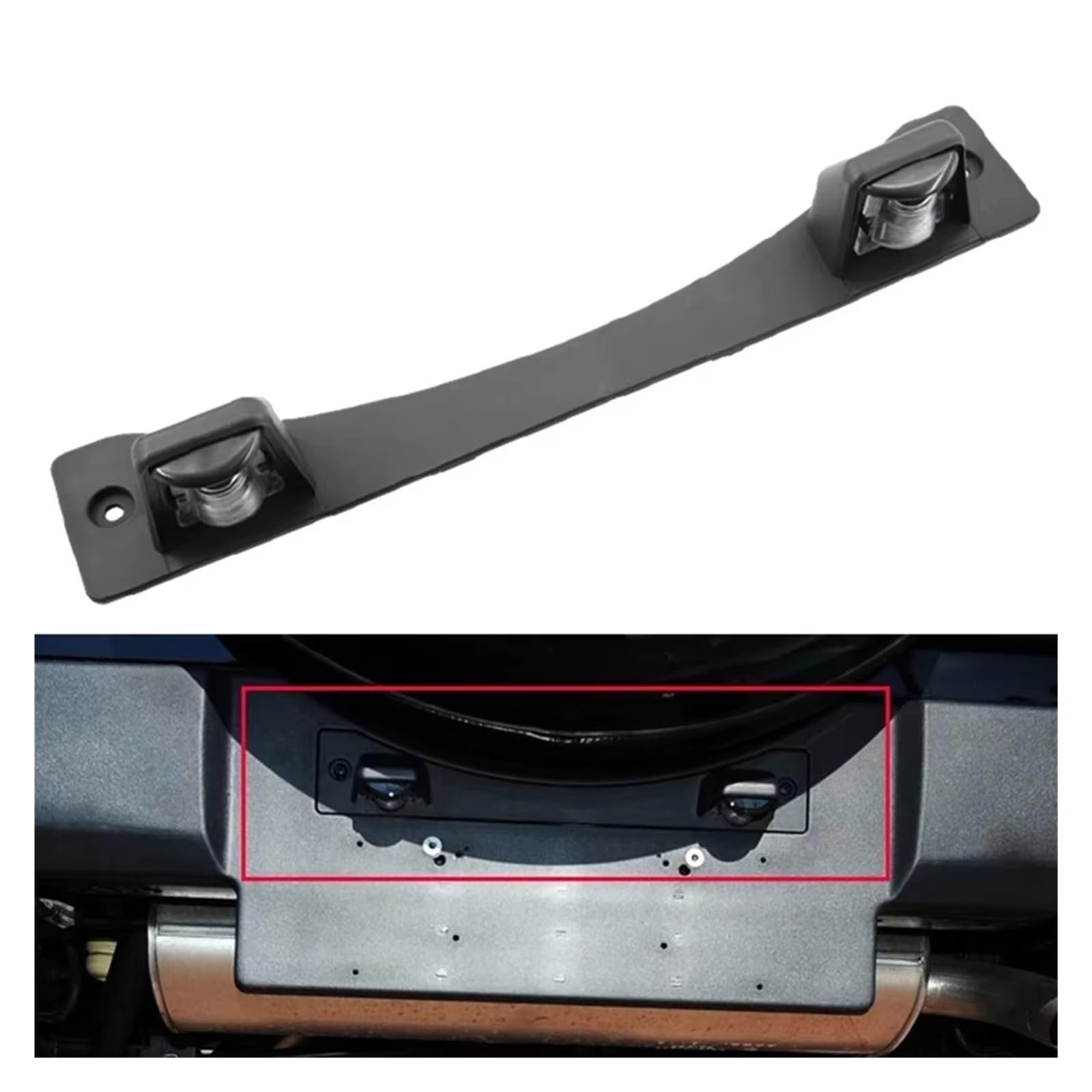 Para Wrangler Para JK 2007 2008 2009 2010 2011 2012 2013 2014 2015 2016 2017 2018 Lámpara Matrícula LED Coche Luces Matrícula Coche