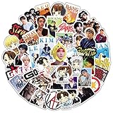 50pcs Stray Kids Stickers, Pop Singer Aesthetic Stickers for Water Bottle Laptop Phone Journal,Gifts for Kid Girl Women Luggage Helmet Skateboard Motorcycle Guitar