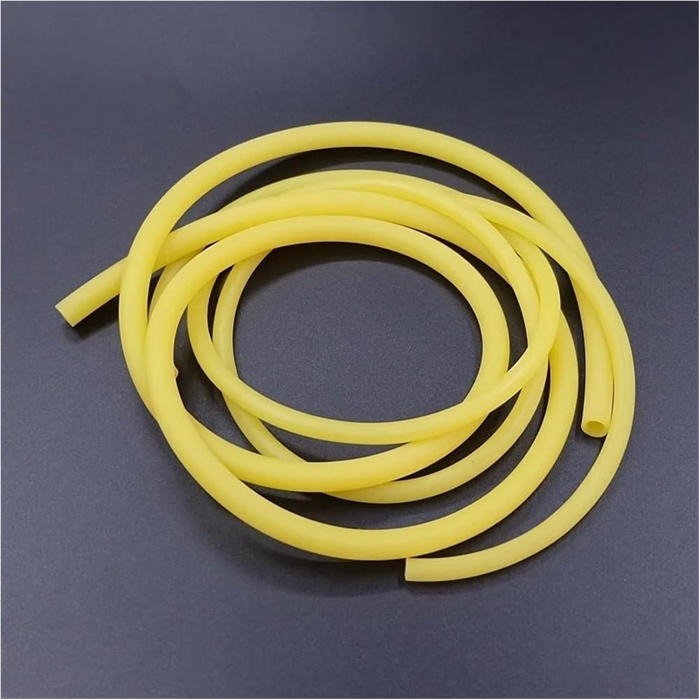 Tubo de goma hueco 5M, 300cm, 1M - Tubo de experimento de laboratorio amarillo flexible for uso eléctrico y de plomería(5metersx15mmx20mm)