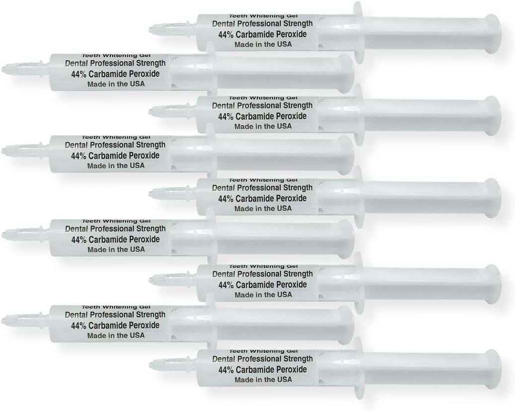 White Teeth Global (TM) 44 Carbamide Peroxide 10 (10cc) Syringes of Teeth Whitening