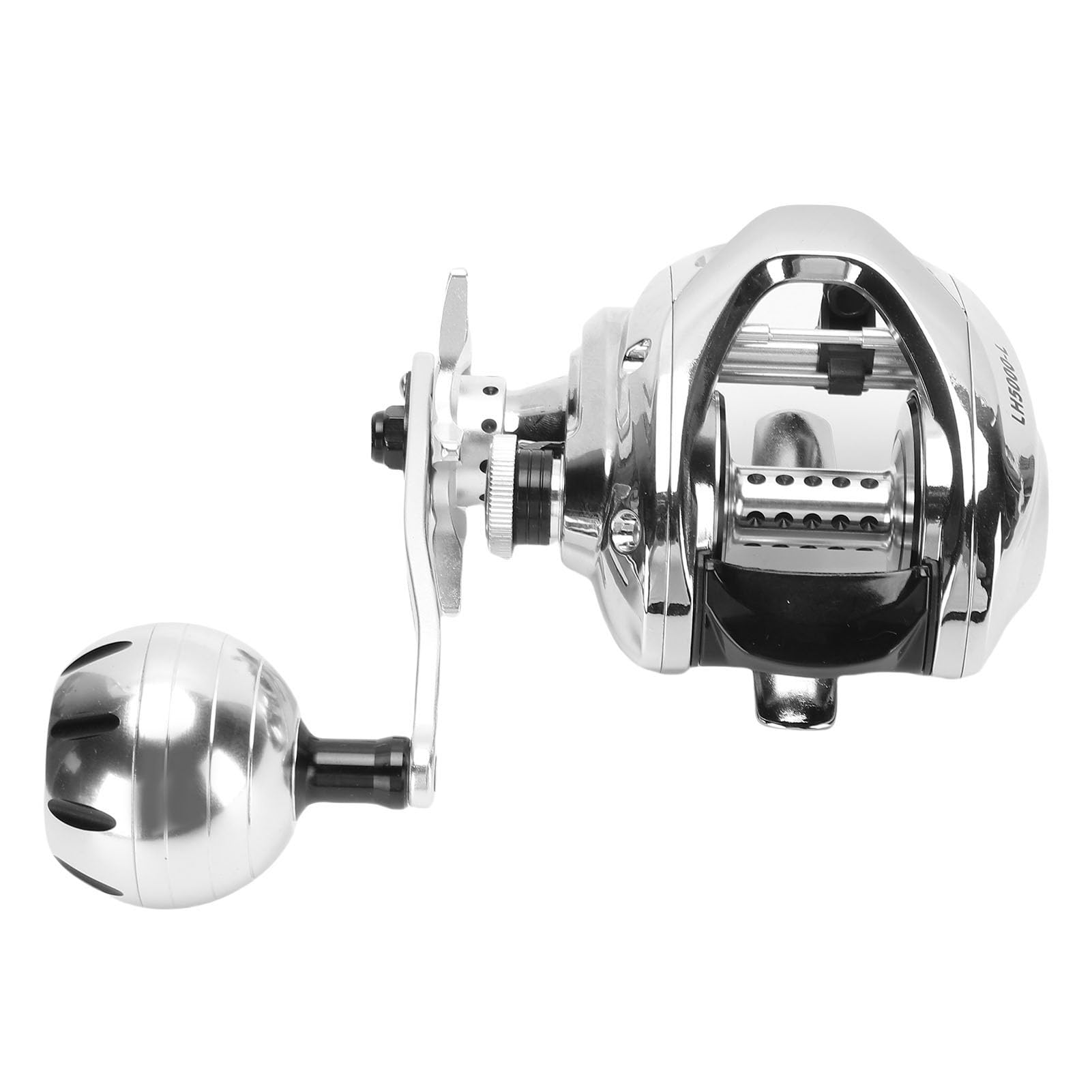 Yosoo Health Gear Mulinello da Traina Mulinello da Baitcasting in Lega di Alluminio Rapporto di Trasmissione 7.2:1 10 Kg Max Drag Frenatura Magnetica Cuscinetti in Acciaio Inossidabile per Pescatori