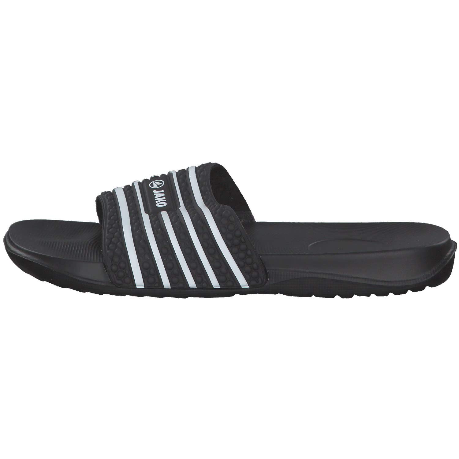 JAKO Unisex Badelatschen Jakolette II, schwarz/weiß, 37 EU, 5730-