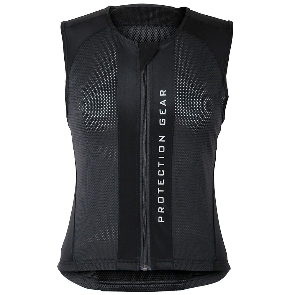Amesbichler Protection dorsale - Gilet de sécurité pour l'équitation - Confortable à porter - Noir