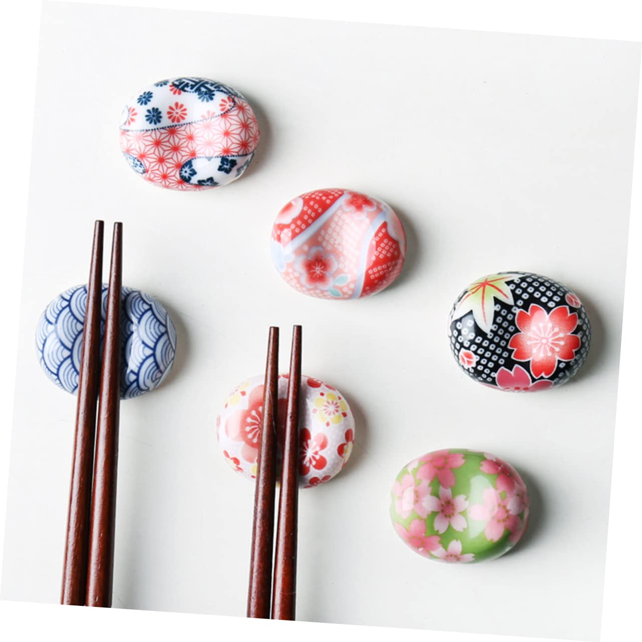 Support à Baguettes décoratif pour Restaurant, 6 pièces, Comprenant fourchettes, cuillères et Autres ustensiles Chinois.