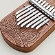 EIAOSI 8 TöNe Kalimba Afrikanisch Finger Daumen Klavier Mahagoni Klaviatur Schlagzeug Instrument Musik Geschenk für AnfäNger