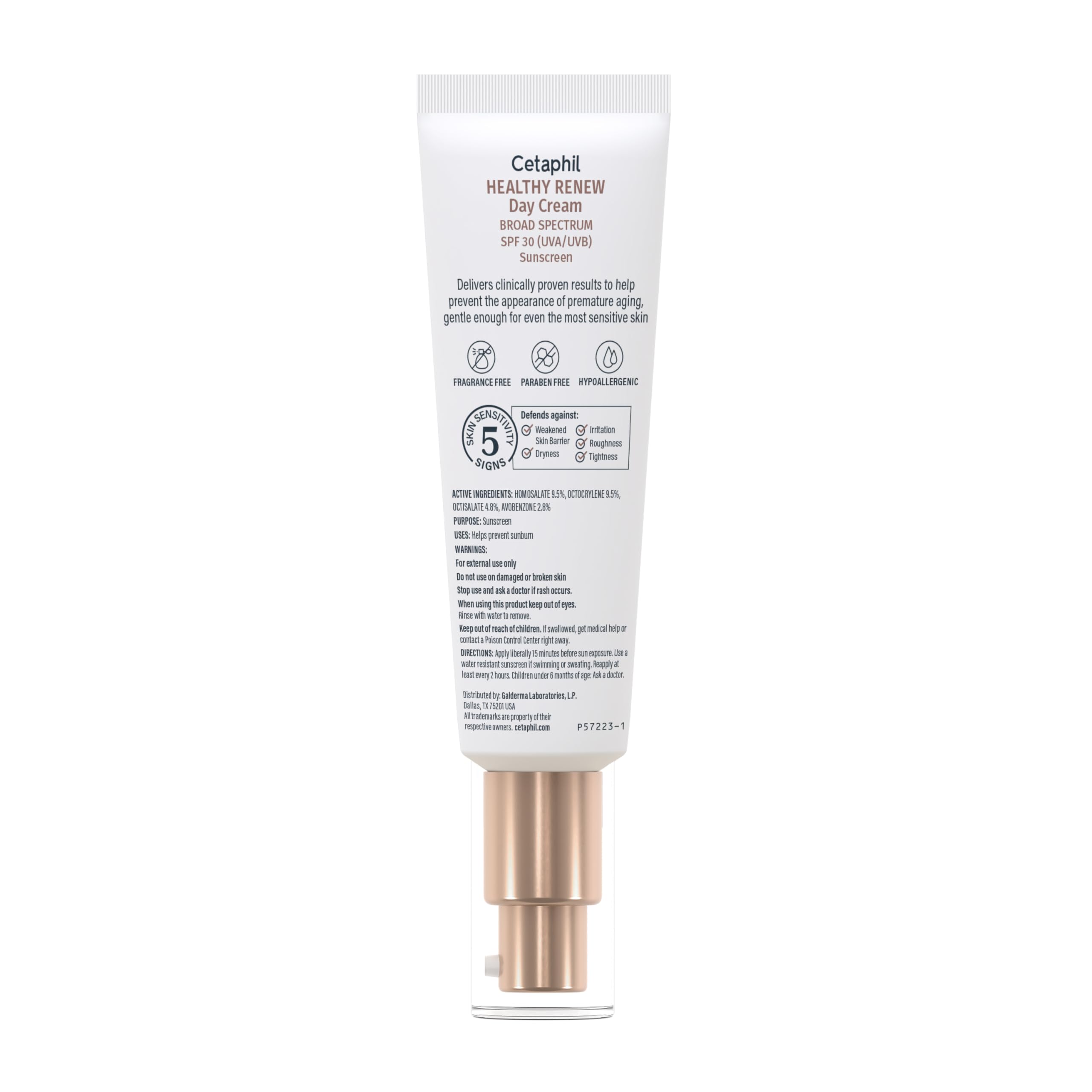 Cetaphil Healthy Renew Tagescreme, LSF 30, Anti-Falten, Peptide, 50 ml