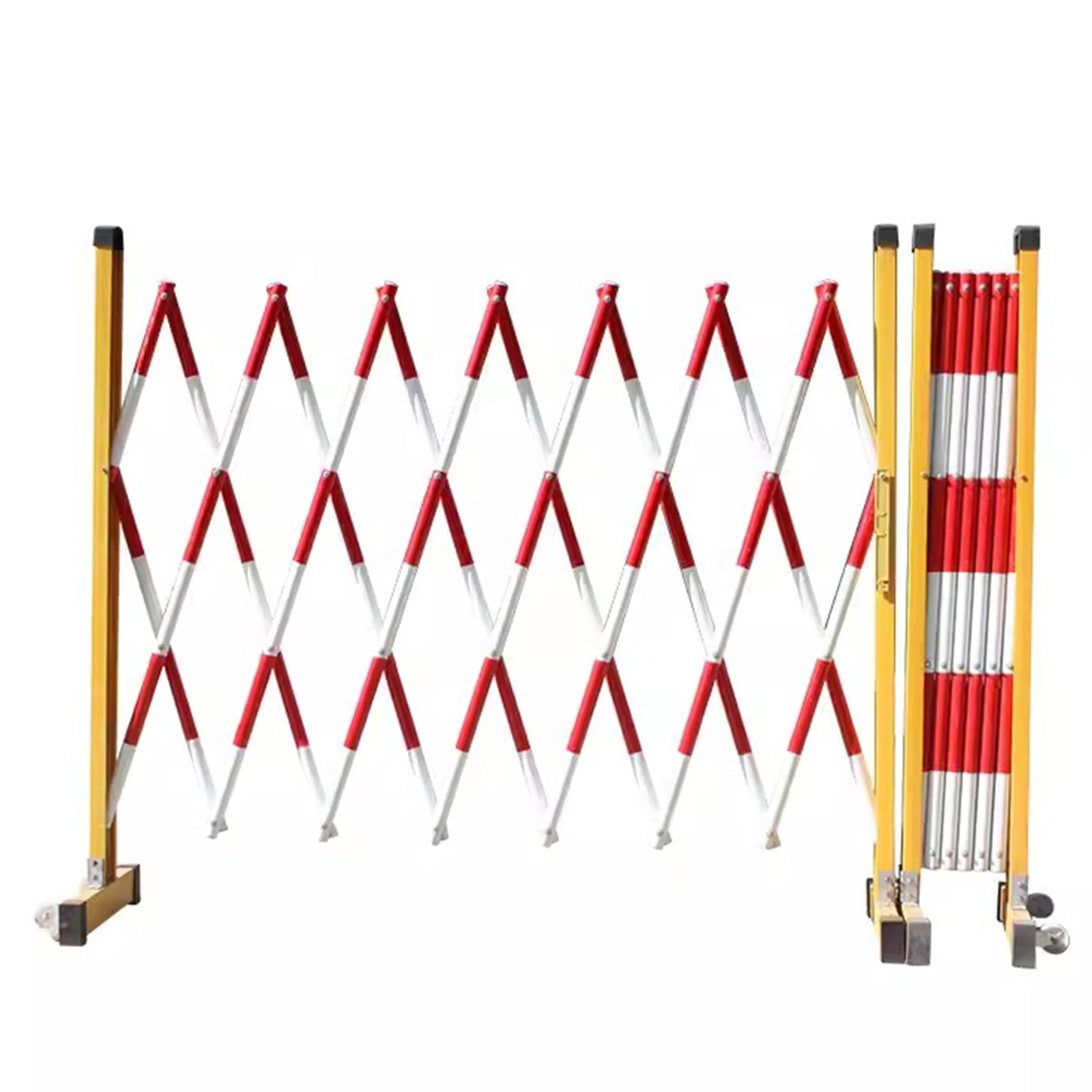 Barrière de sécurité pliable pour délimiter les zones de stationnement