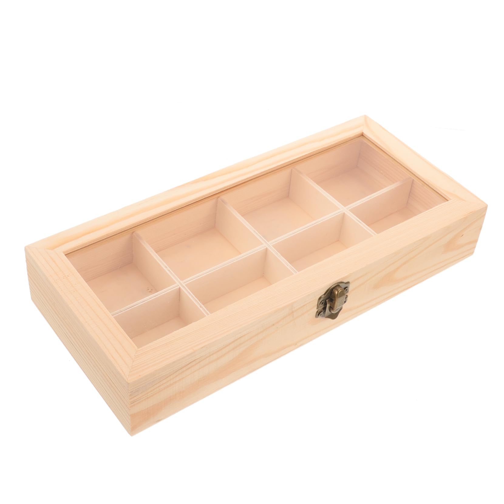 PRETYZOOM 4 Piezas Caja De Almacenamiento De Bolsitas De Té Titulares De Bolsas De Té Porta Sobres De Azúcar Para Barra De Café Caso De Frutos Secos De Madera