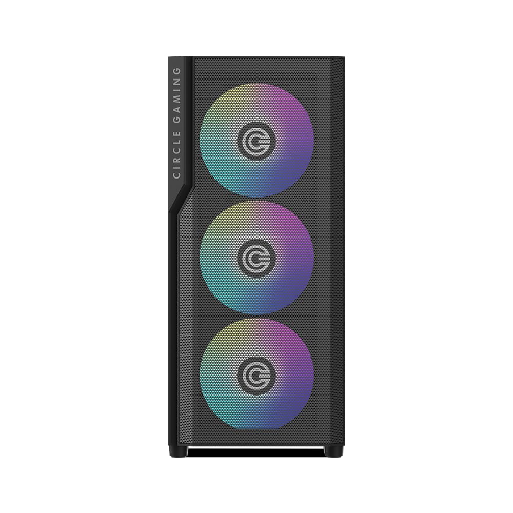 Circle Eliminator X5: Black Gaming PC Case -2 Circle Eliminator X5: Black Gaming PC Case -2