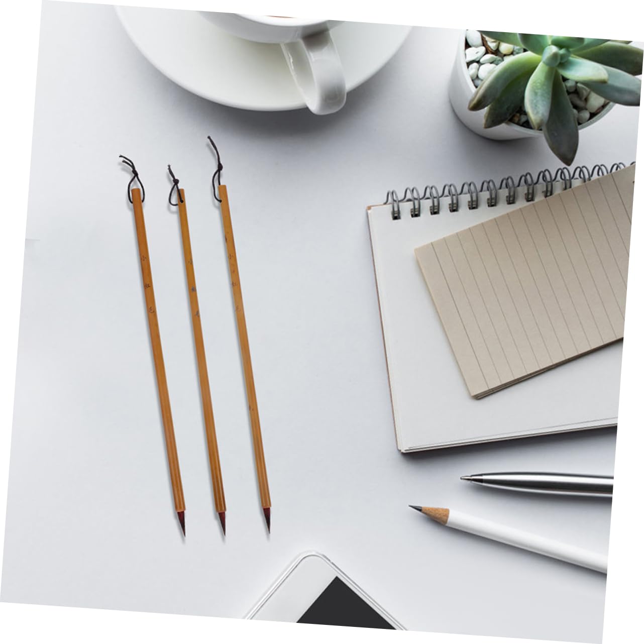 SEWACC 2pcs Traditional Calligraphy Brushes Precision Writing Pens for Chinese Calligraphy Watercolor Painting for Beginners and Professionals Lightweight Design for All Skill Levels