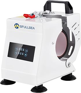 Mug Press Heat Machine Sublimation Tumbler Heat Press Mug Press Sublimation Machine Mug Heat Press Machine for 11oz-15oz Coffee Mugs Tumbler Cup Press with Heat Resistant Tape Gloves 110V