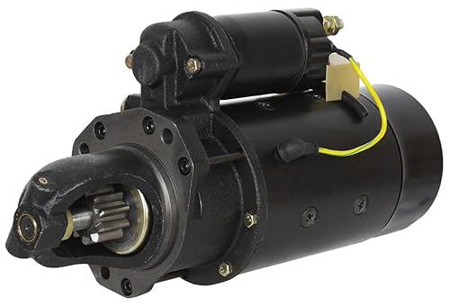 Miniatura 1 de RAREELECTRICAL Motor de arranque compatible con tractor John Deere 4840 4850 8430 8440 8450 Ar41627 Ar55639