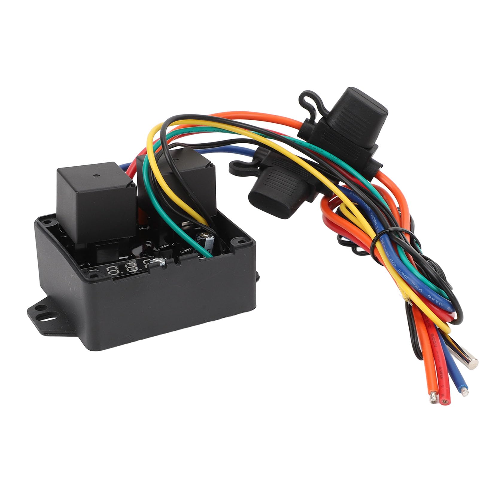 Kit de Interruptor de Ventilador Térmico Digital, Rango de Temperatura Ajustable de 12 V 24 V, Controlador de Ventiladores de Radiador Digital con Kit, Reemplace #0444