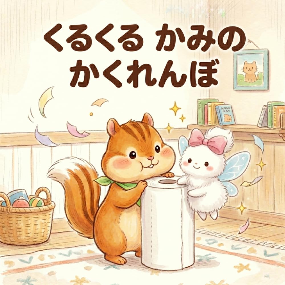 くるくる かみの かくれんぼ: 2歳・3歳・4歳・5歳向け 10秒待てる トイトレえほん