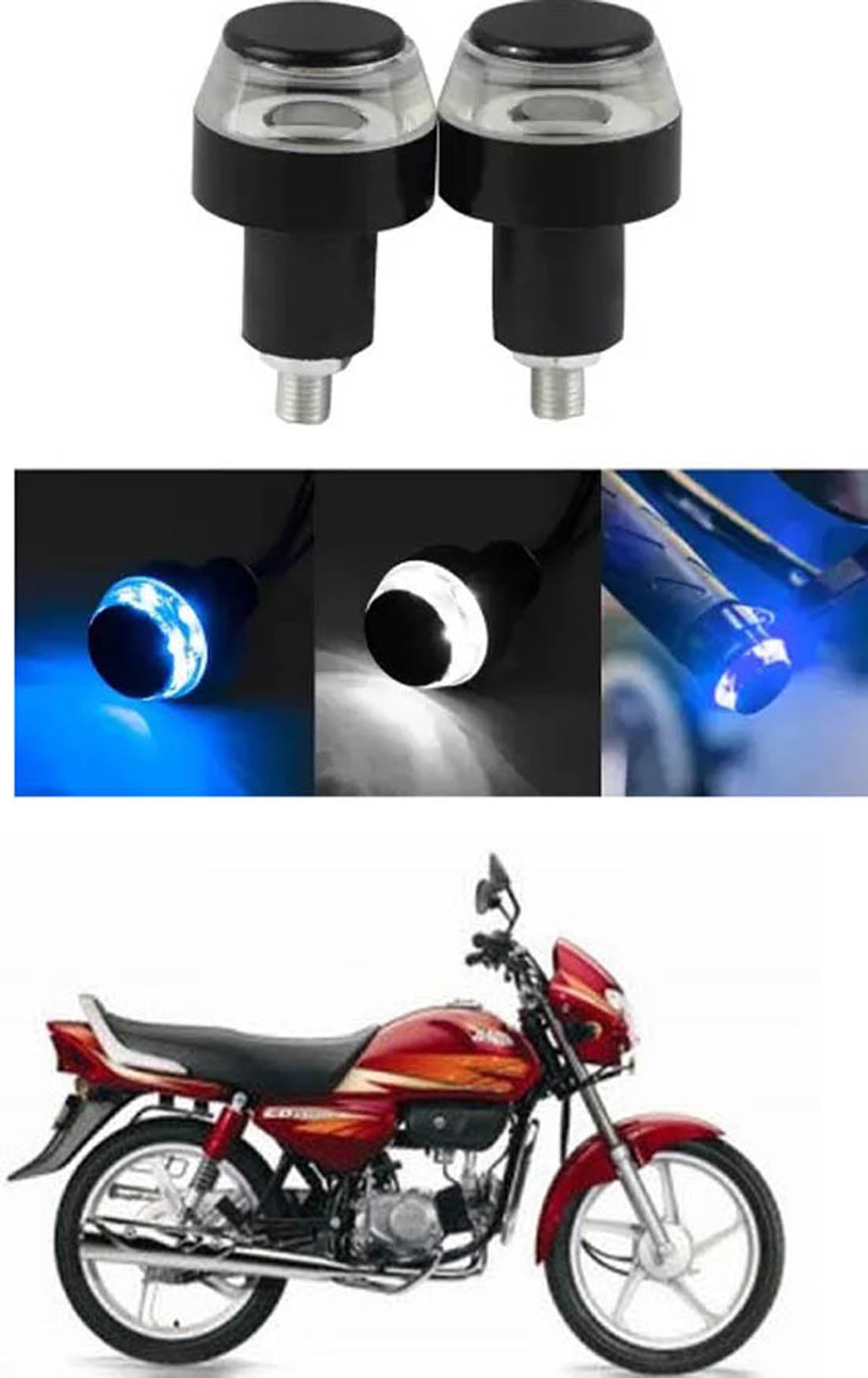 E-Shoppe Bike Handle Bar Light (Pack of 2) For CD (B0CSVVRM6G) Amazon Price History, Amazon Price Tracker