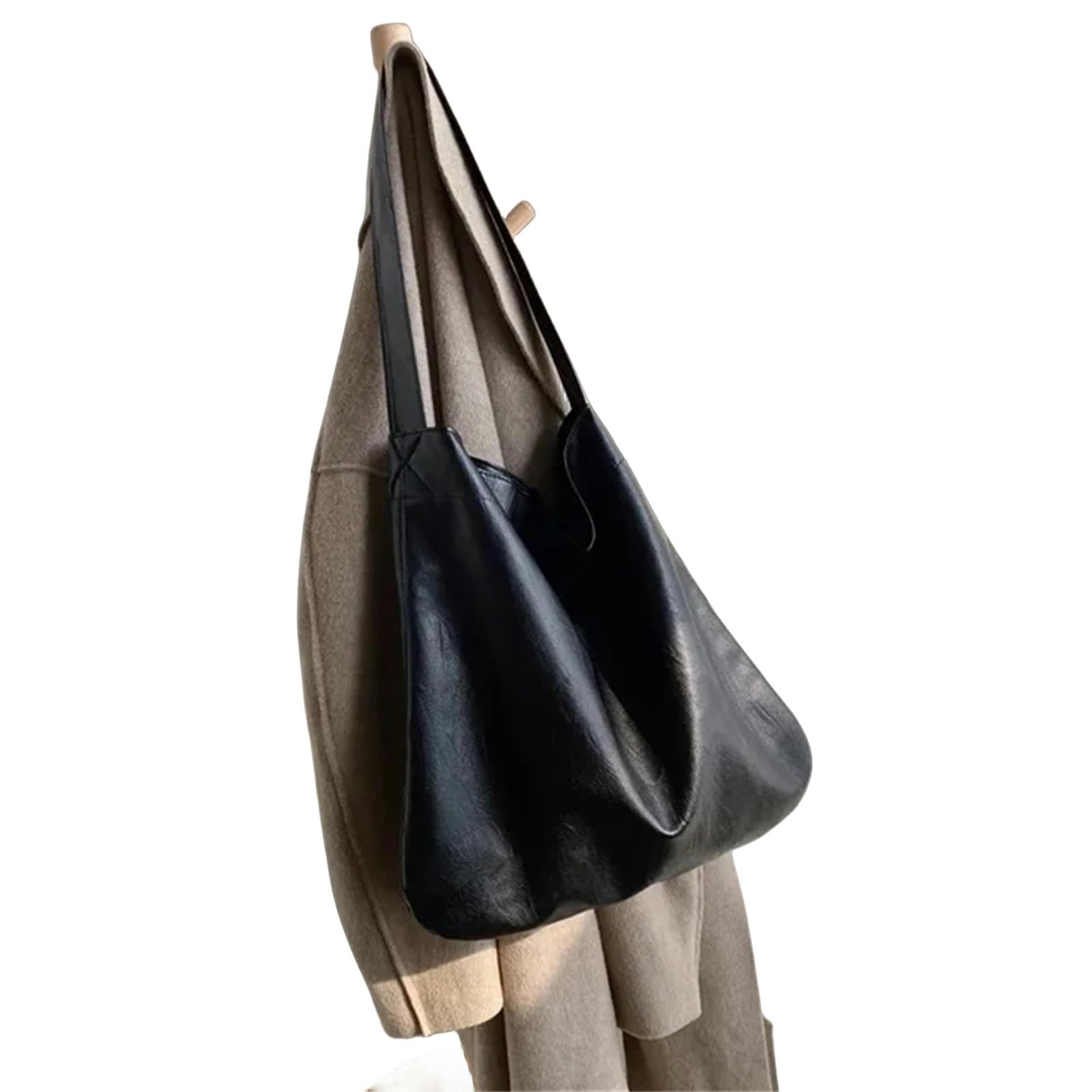 torby crossbody dla kobiet torebka torby vintage skóra PU torby na ramię dla kobiet duża pojemność miękka skóra