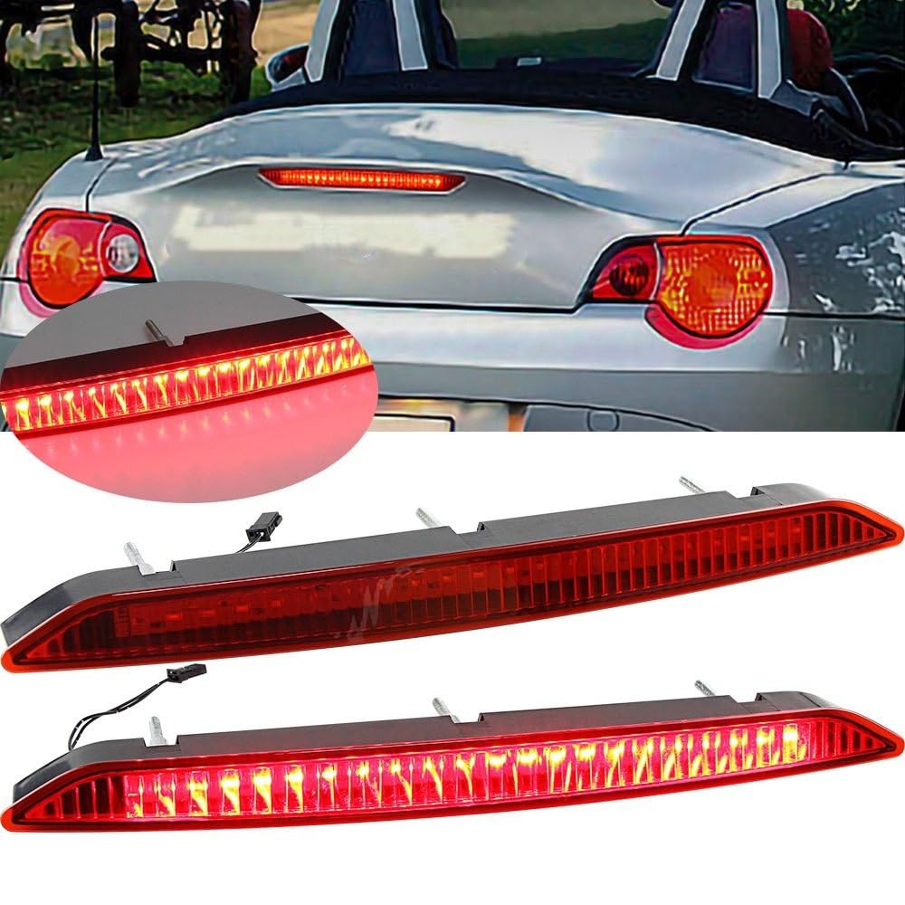 IITA Luce Stop per Auto 63256930246 Luce Freno per Auto LED Terza Coda Segnale Posteriore Gruppo Lampada Adatto per BMW Z4 E85 per 2003-2009 Centro Alto Lampada Stop (Colore : Rosso)