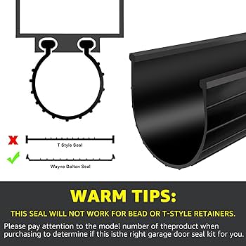 Guarnizione Inferiore Di Ricambio Per Porta Da Garage Wayne Dalton 154448 Per Guarnizioni Adatte A Porte Larghe 16 Piedi 16 Piedi~p102509086 - Foto 5